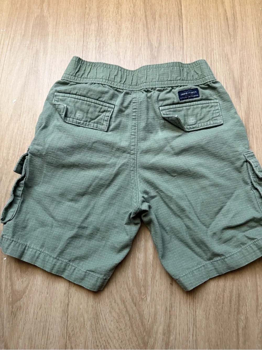 Janie and Jack Olive Green Cargo Shorts